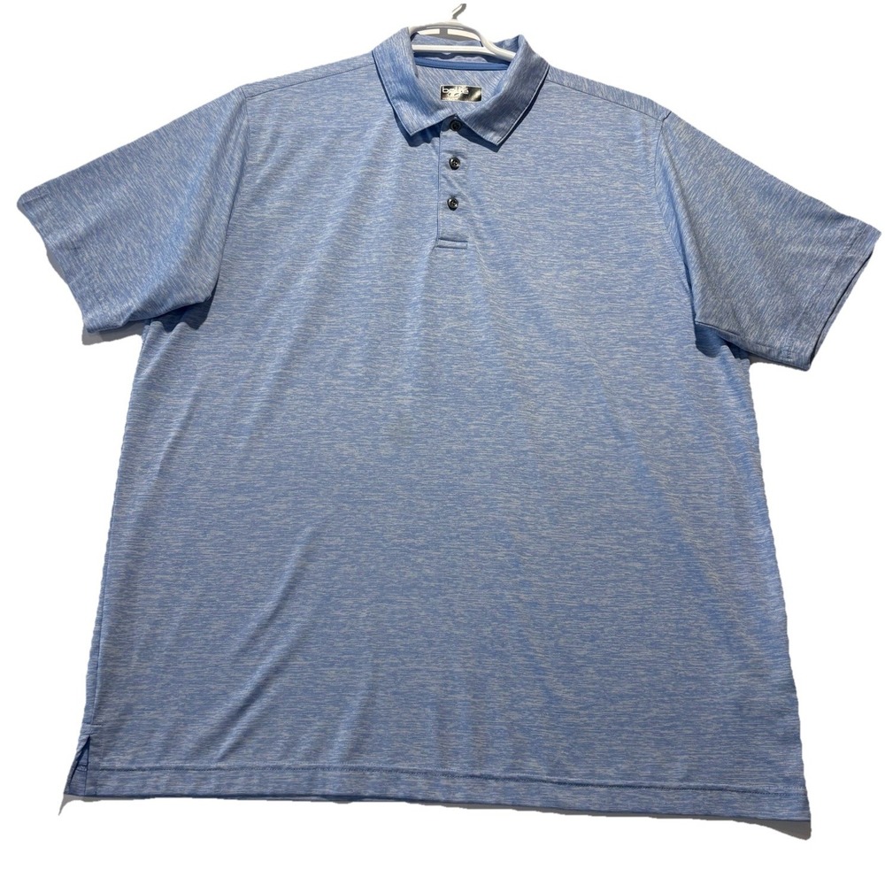 Bolle Golf Polo‎ Shirt Men's Size XL Light Blue Short Sleeve